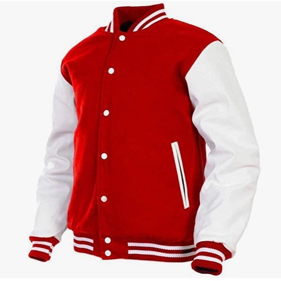 Deckra Sports Other - Red Varsity Jacket